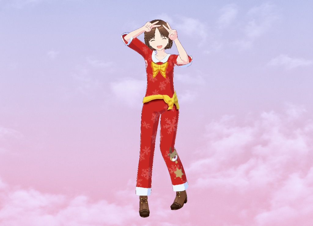 【VRoid】2024-2025クリスマス衣装【無料配布】