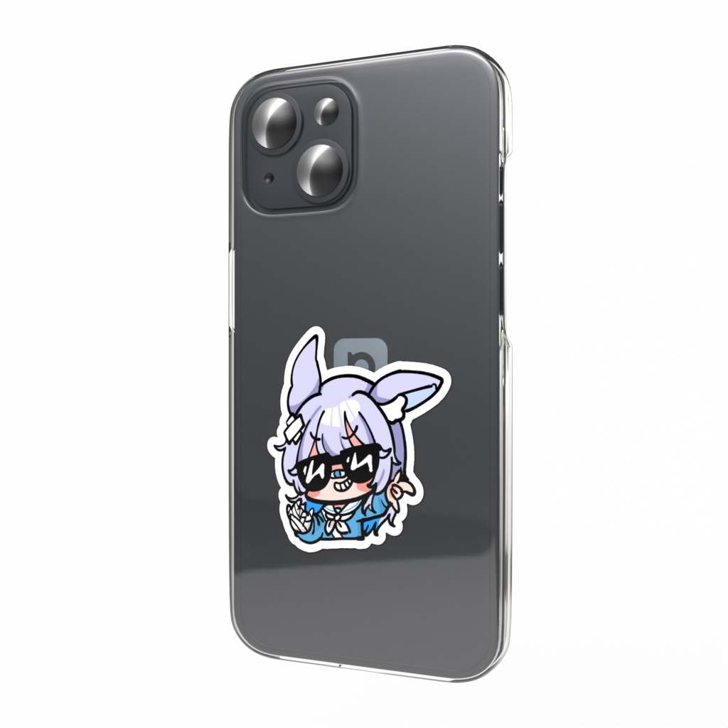 雪兎ちま スマホステッカー02