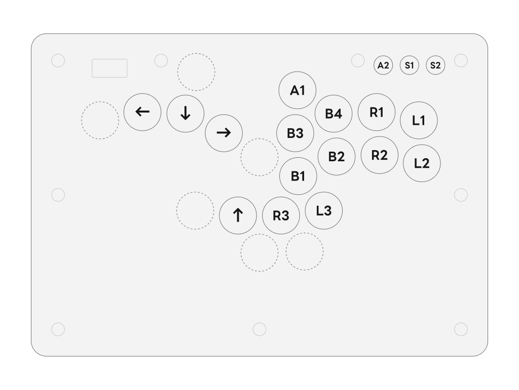 ラピッドトリガー対応レバーレスコントローラー「Rapidbox 2」