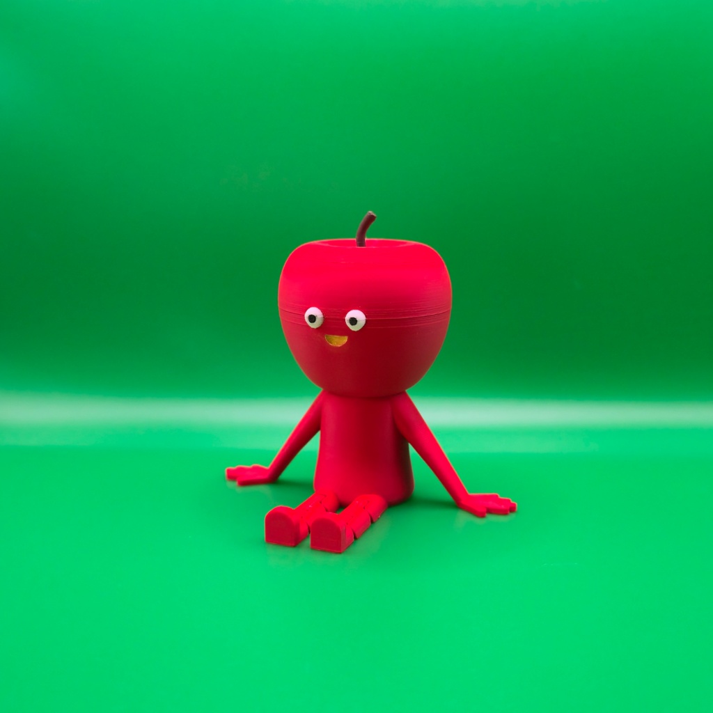 おすわりんご for You【3Dプリント出力品】