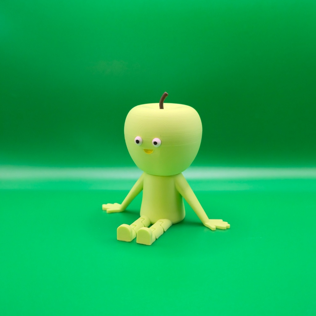 おすわりんご for You【3Dプリント出力品】