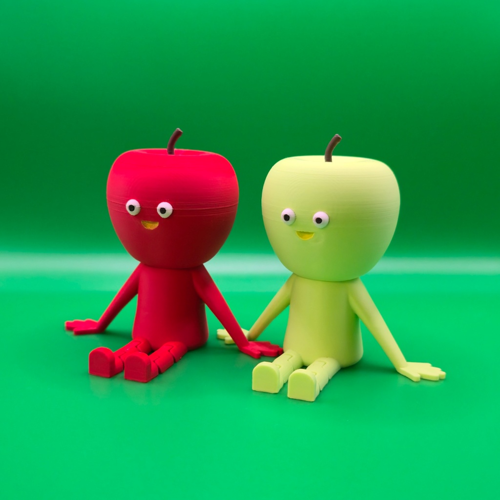 おすわりんご for You【3Dプリント出力品】