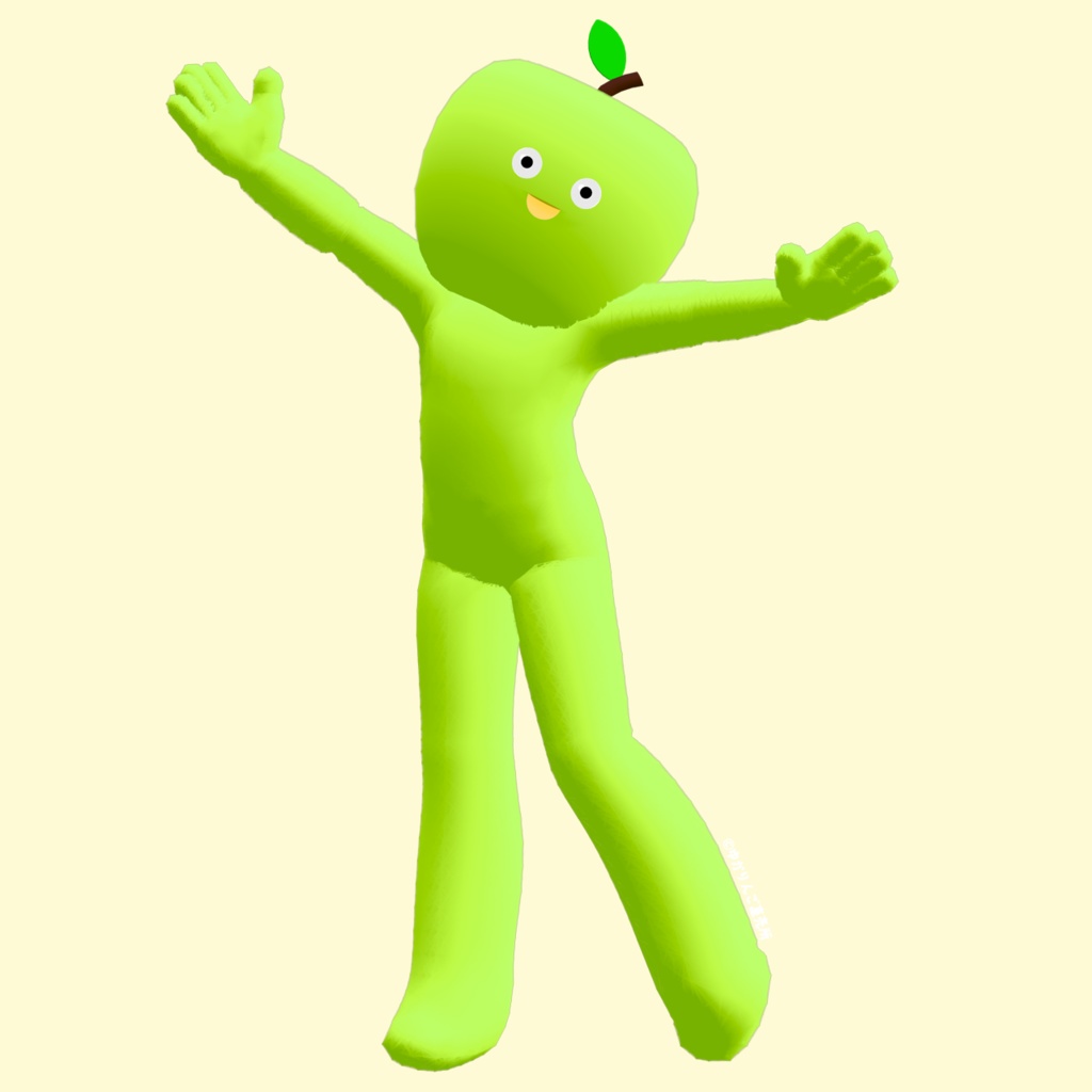 りんご for You アクリルキーホルダー(立ち姿)