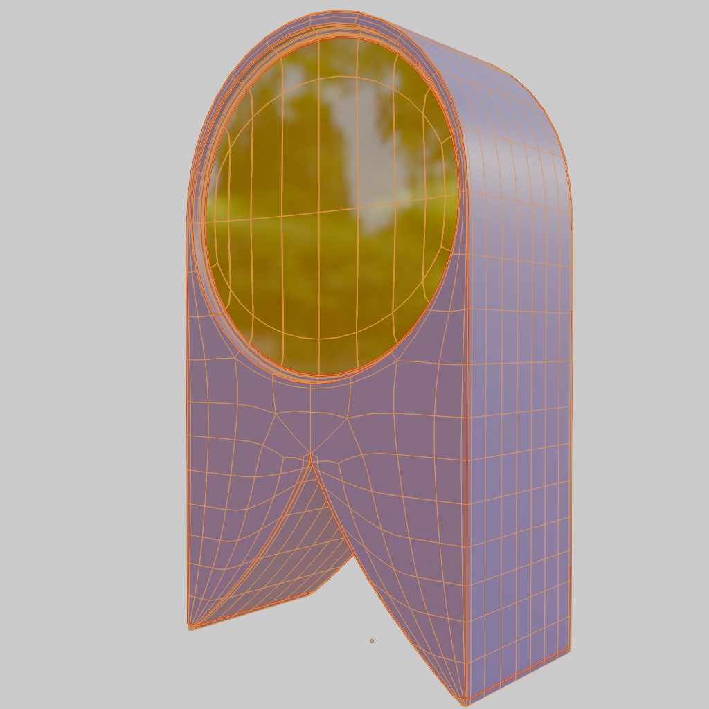 【3Dモデル】置き時計 | 建築パース・漫画背景・3Dアニメ向け | blend/fbx同梱