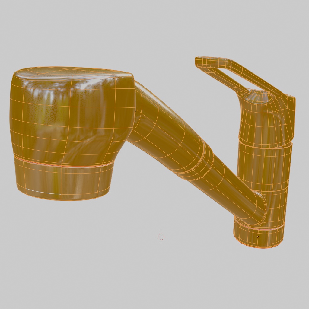 【3Dモデル】水栓 | 建築パース・漫画背景・3Dアニメ向け | blend/fbx同梱
