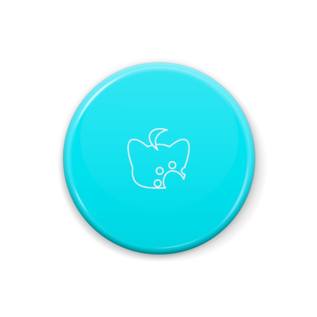 おれおーマークの缶バッジ