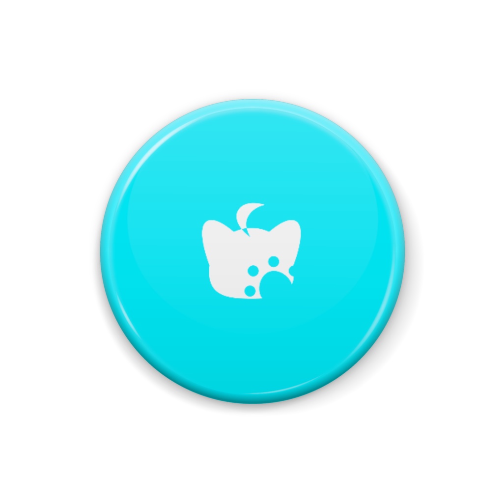 おれおーマークの缶バッジ