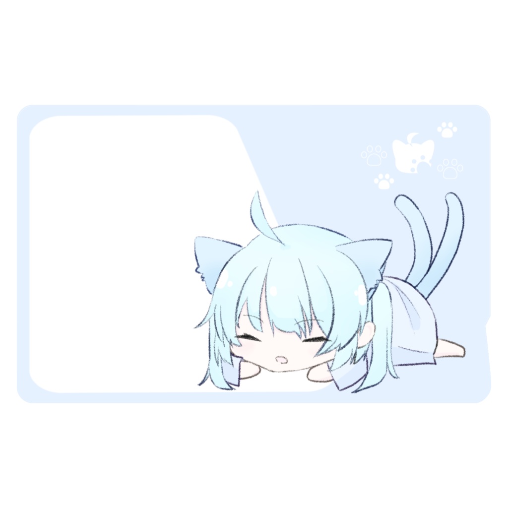 すやすやおれおーカードステッカー
