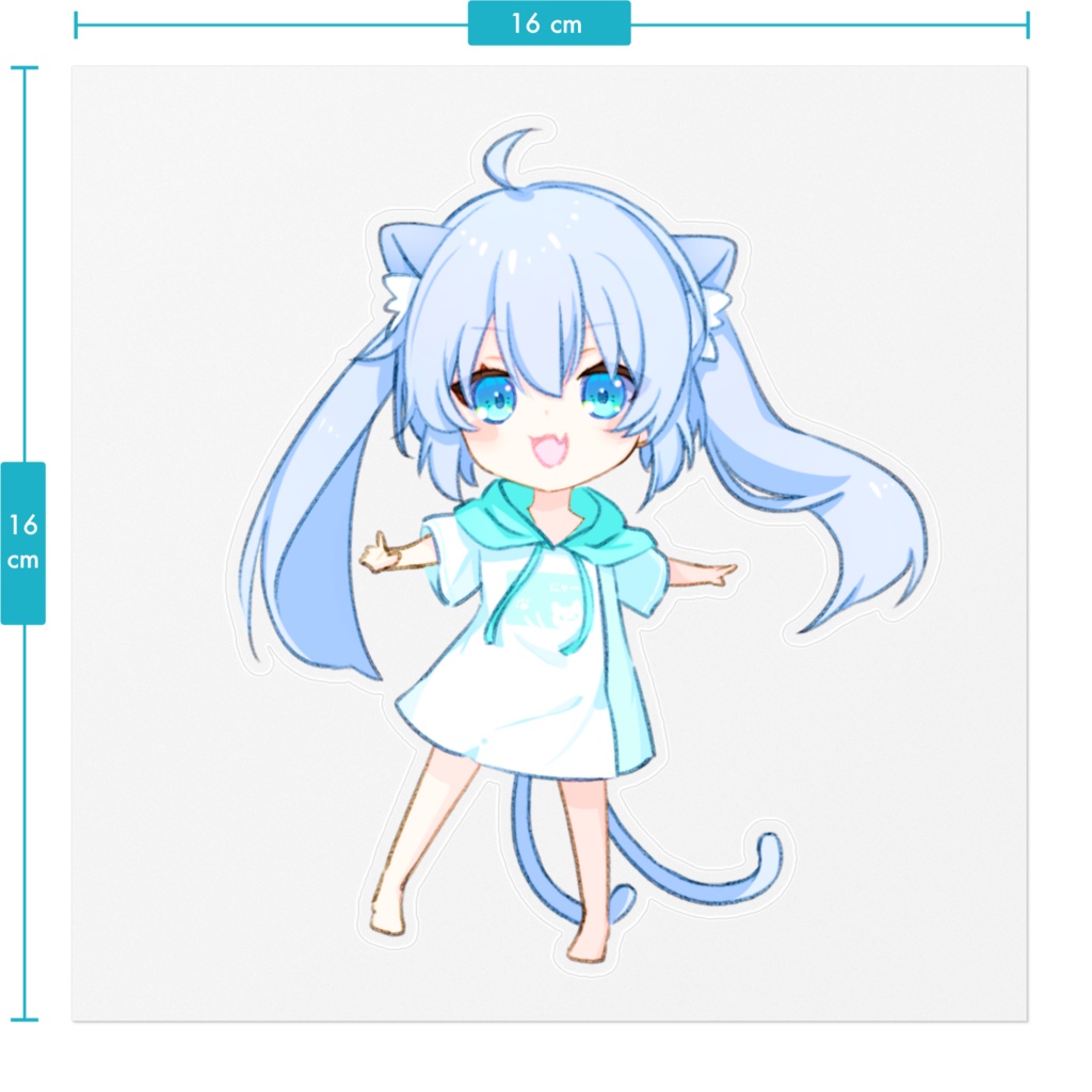 ミニキャラおれおーステッカー