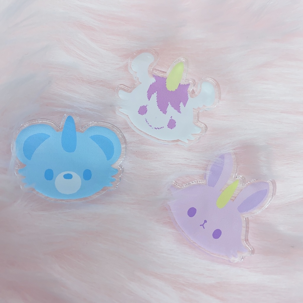 【カスタマイズ可能】リボンクリップ(lavender)