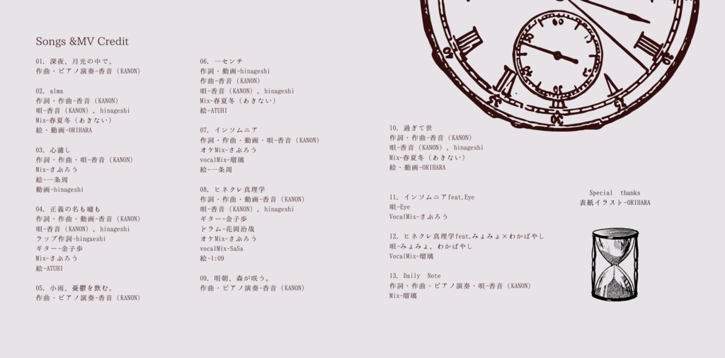 酔シグレ1st ミニアルバム『REGRET』