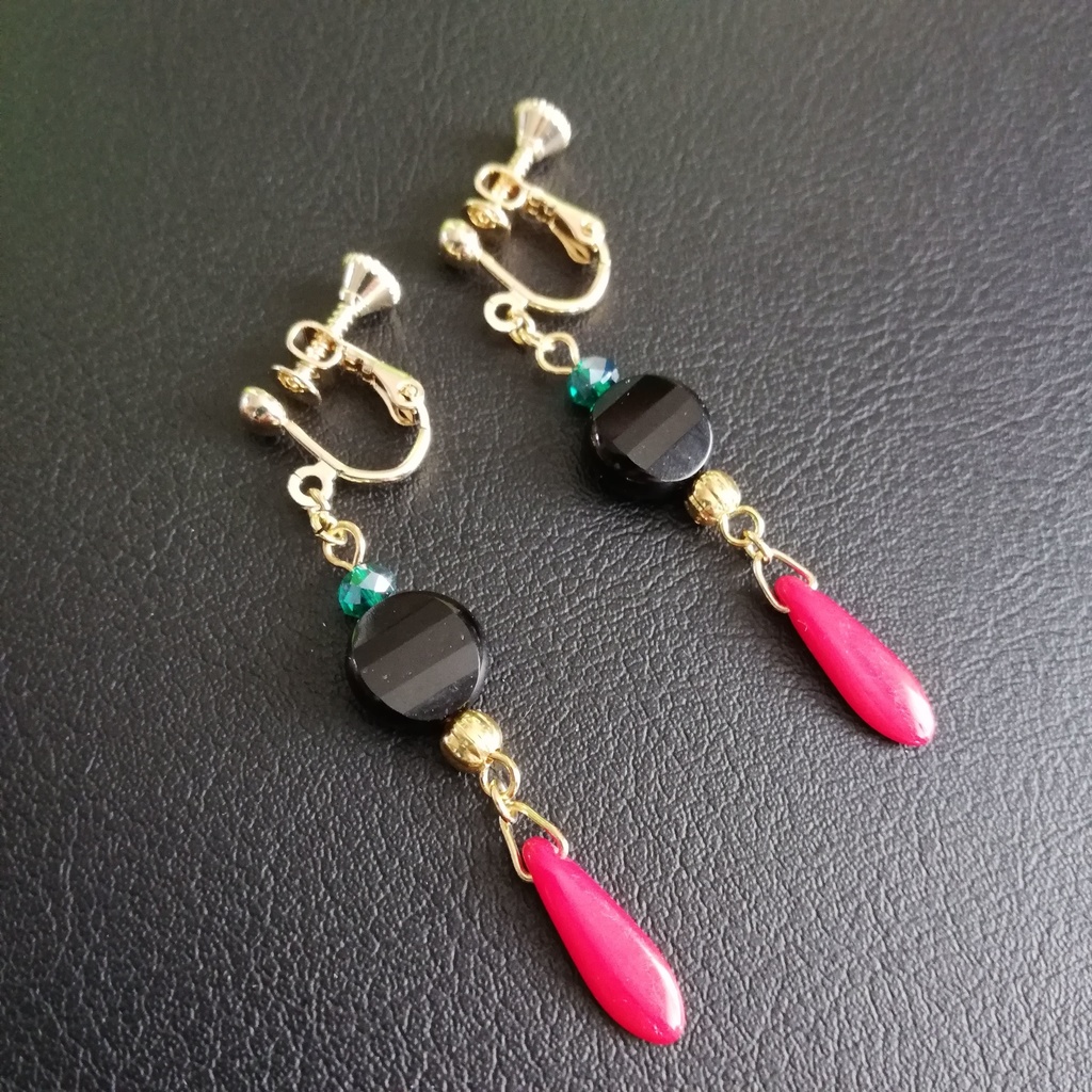 【委託品】三國無双8　関銀屛イメージイヤリング