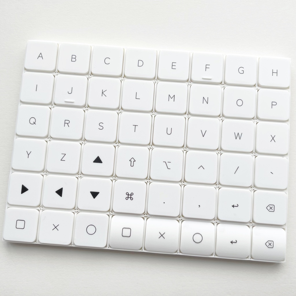 flat 17mmピッチ対応 印字キーキャップ