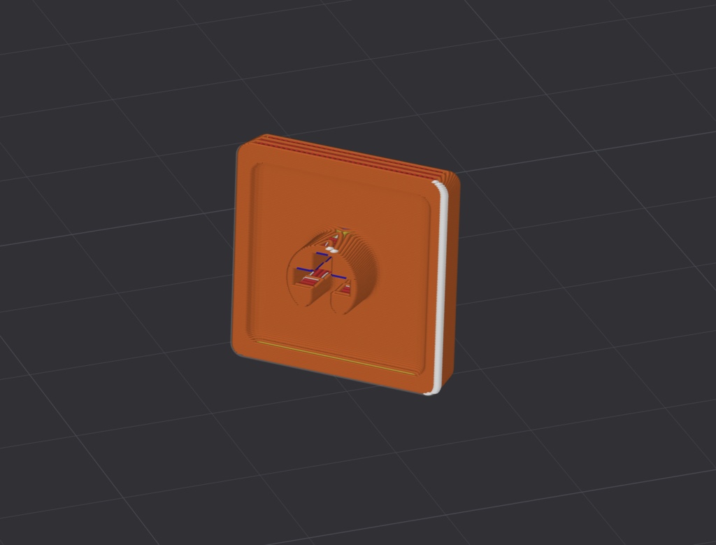 17mmピッチ対応 ブランクキーキャップ【3Dプリント向けstlデータ】