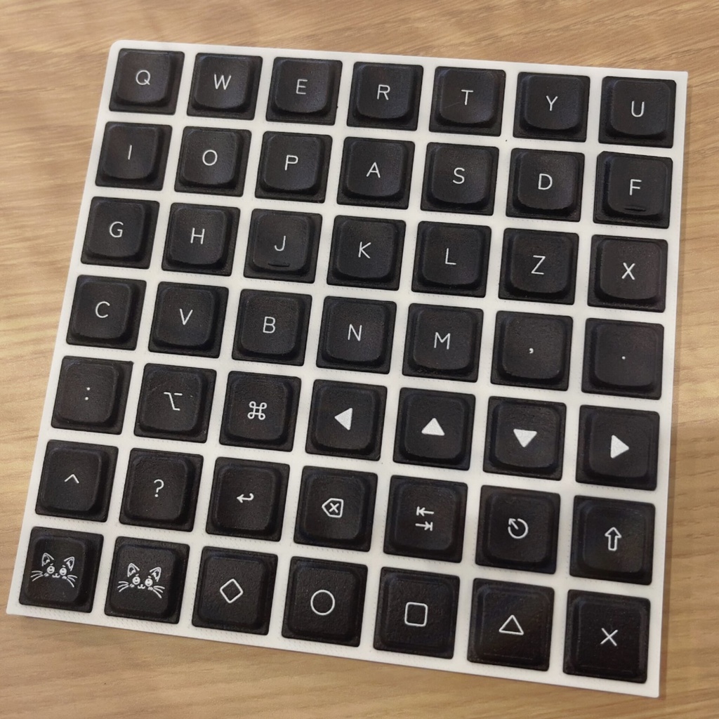 LAK chibi 17mmピッチ対応 印字キーキャップ