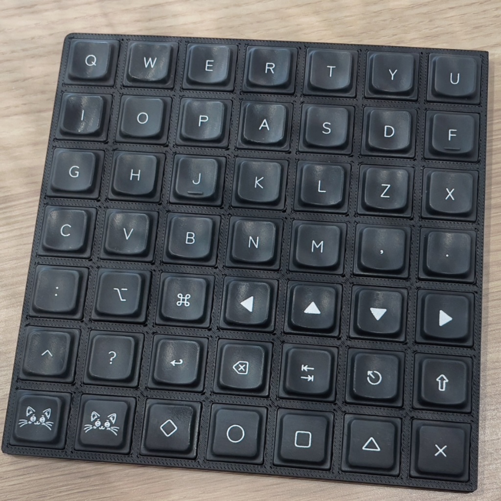 LAK chibi 17mmピッチ対応 印字キーキャップ