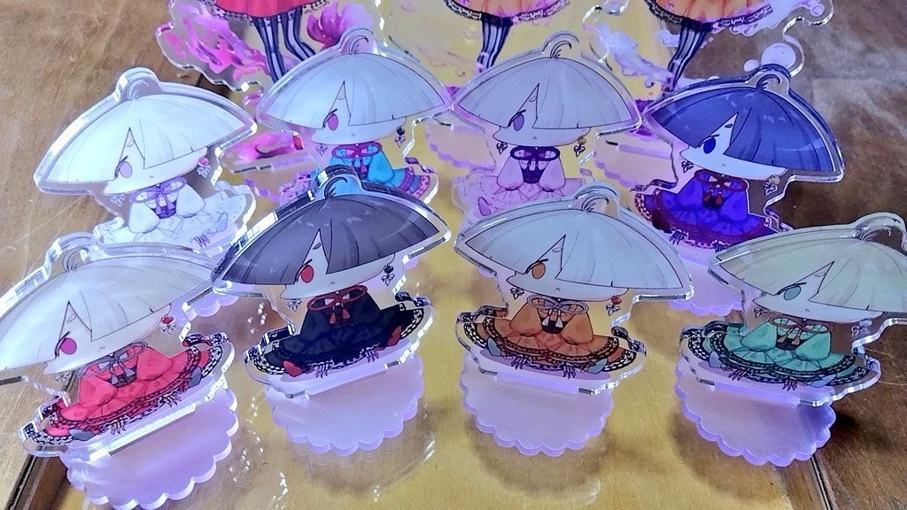 ポイントを溶かしたAKIちゃんアクスタ