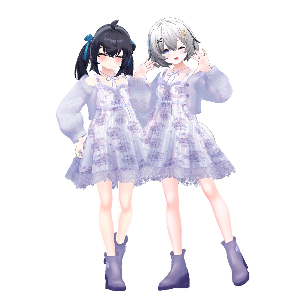 【61アバター対応】おしゃれワンピ