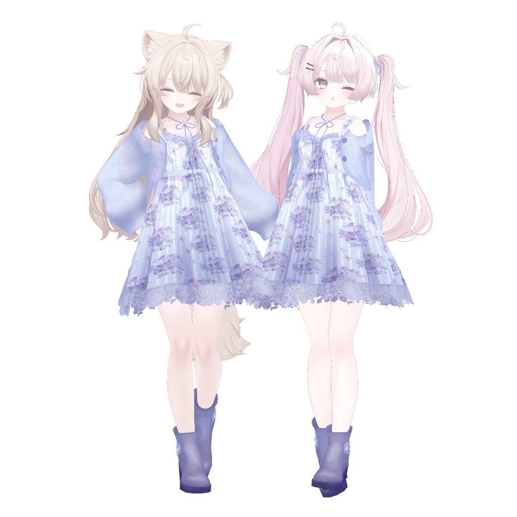 【72アバター対応】おしゃれワンピ