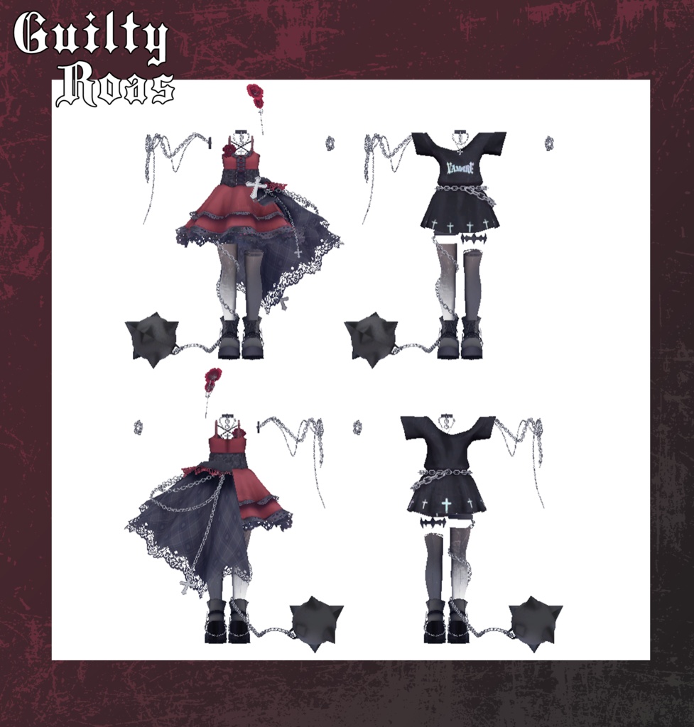 【63アバター対応】ギルティローズ