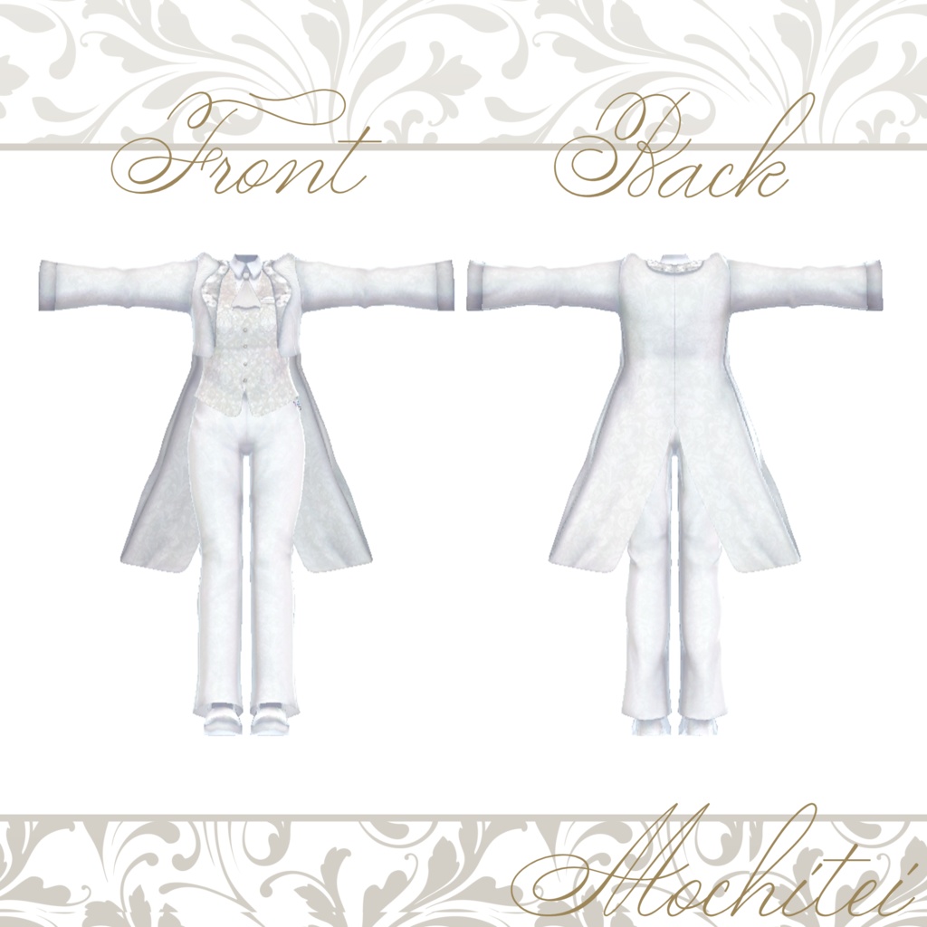 【36アバター対応】ブライダルタキシード