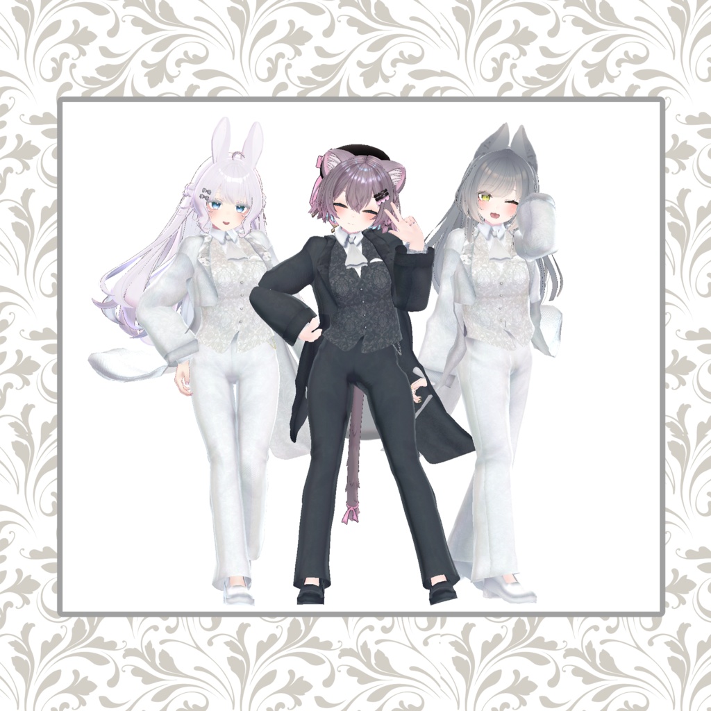 【36アバター対応】ブライダルタキシード