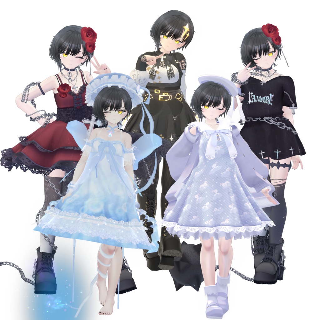 【95アバター対応】シュガーワンピ