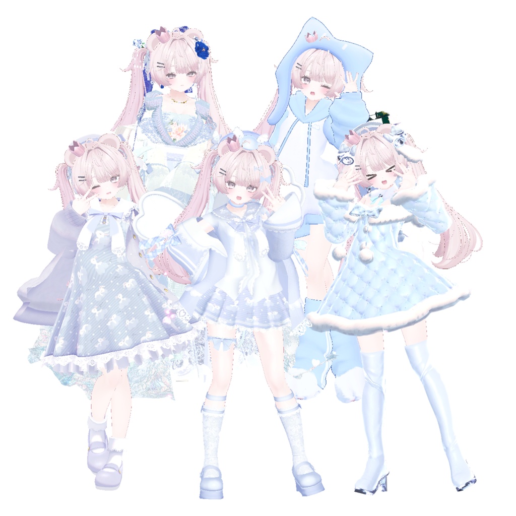 【95アバター対応】シュガーワンピ