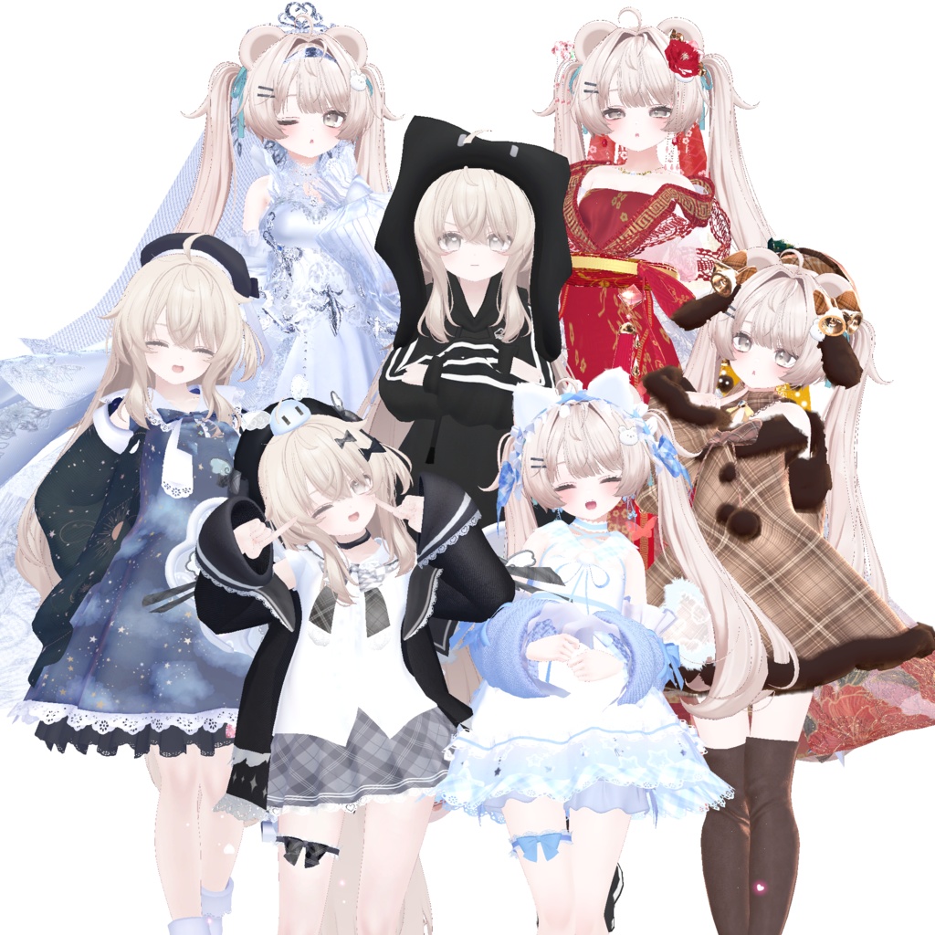 【複数Avatar対応】だるっときゃっと