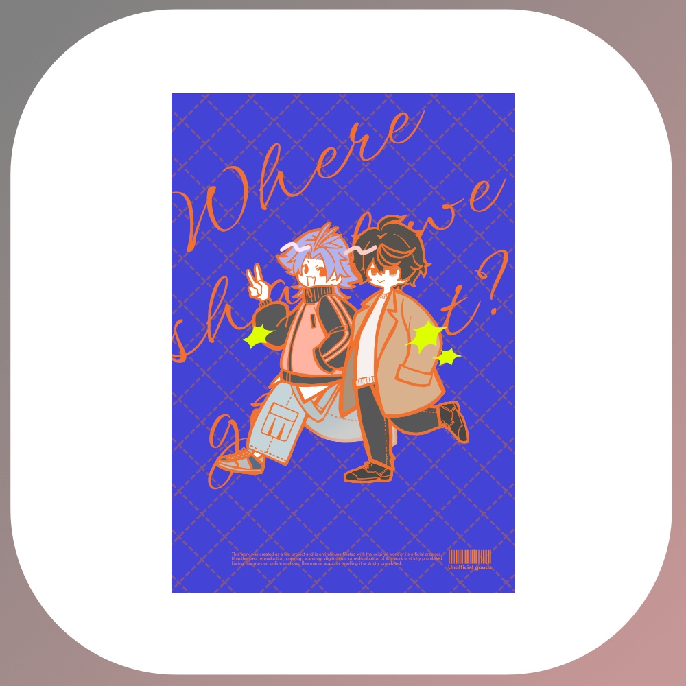 【非公式】ステホ ポストカード(2枚セット)