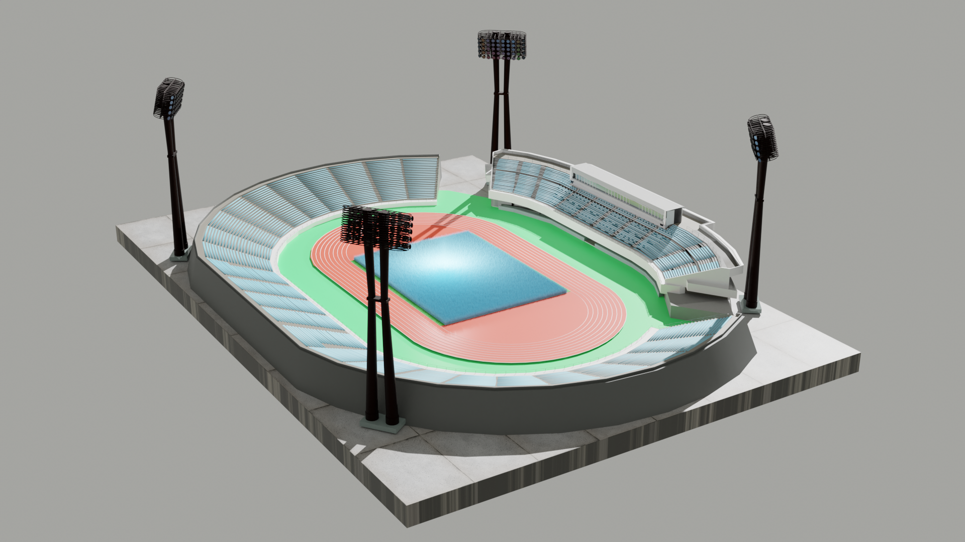 陸上競技場【3DCG】 - 3Dcat - BOOTH