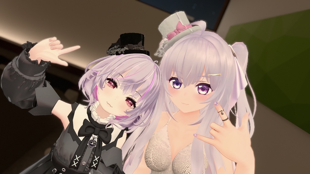 【VRchat向け】 *:゜:☆†ゴシックハット†☆゜:*【全アバター対応】