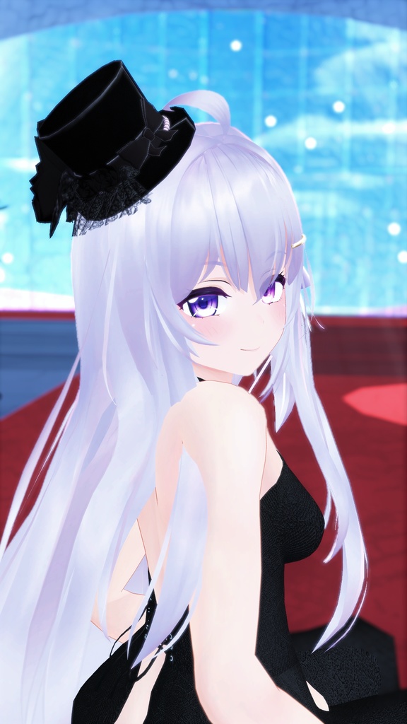 【VRchat向け】 *:゜:☆†ゴシックハット†☆゜:*【全アバター対応】