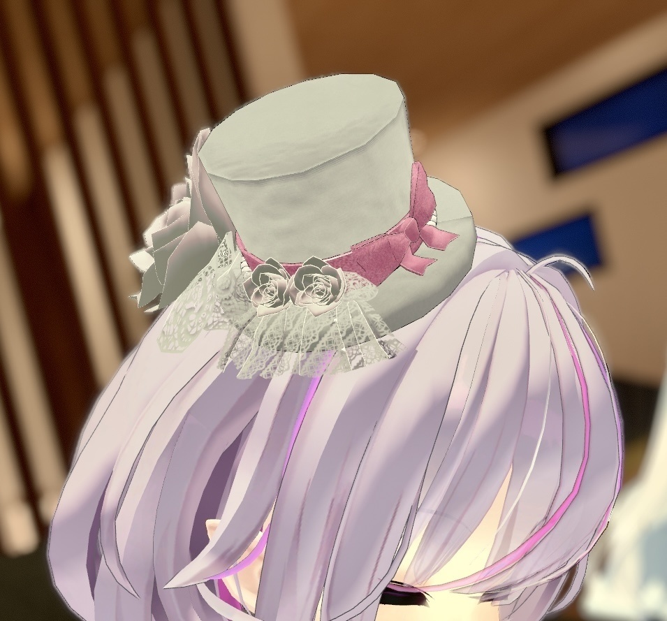 【VRchat向け】 *:゜:☆†ゴシックハット†☆゜:*【全アバター対応】