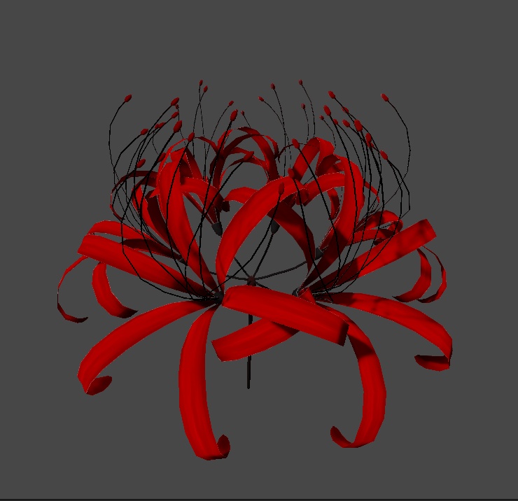 【無料】*:゜☆彼岸花☆゜:*【VRchat向け】
