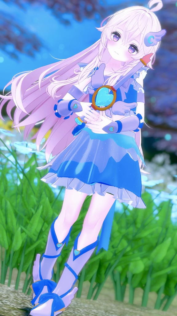 【アニメーション付き】 *:゜:魔法少女風衣装 lyrical fairy*:゜:*【6アバター対応】