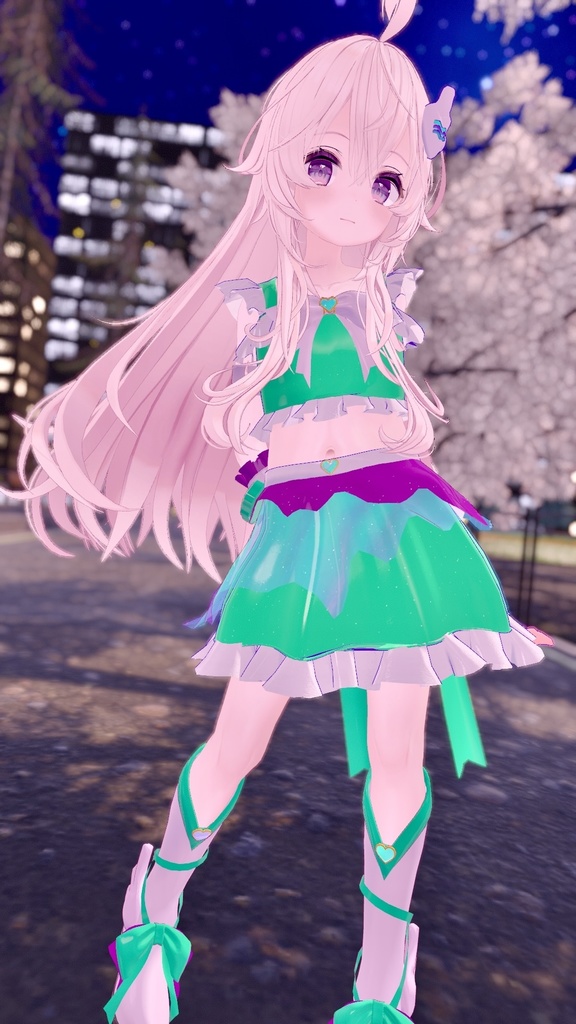 【アニメーション付き】 *:゜:魔法少女風衣装 lyrical fairy*:゜:*【6アバター対応】