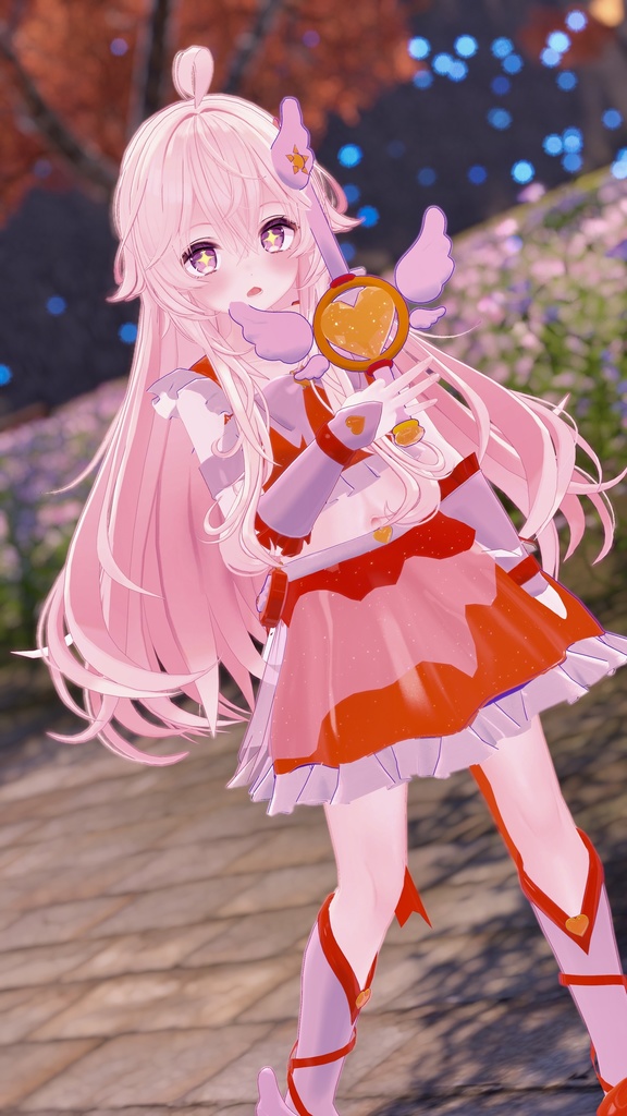 【アニメーション付き】 *:゜:魔法少女風衣装 lyrical fairy*:゜:*【6アバター対応】