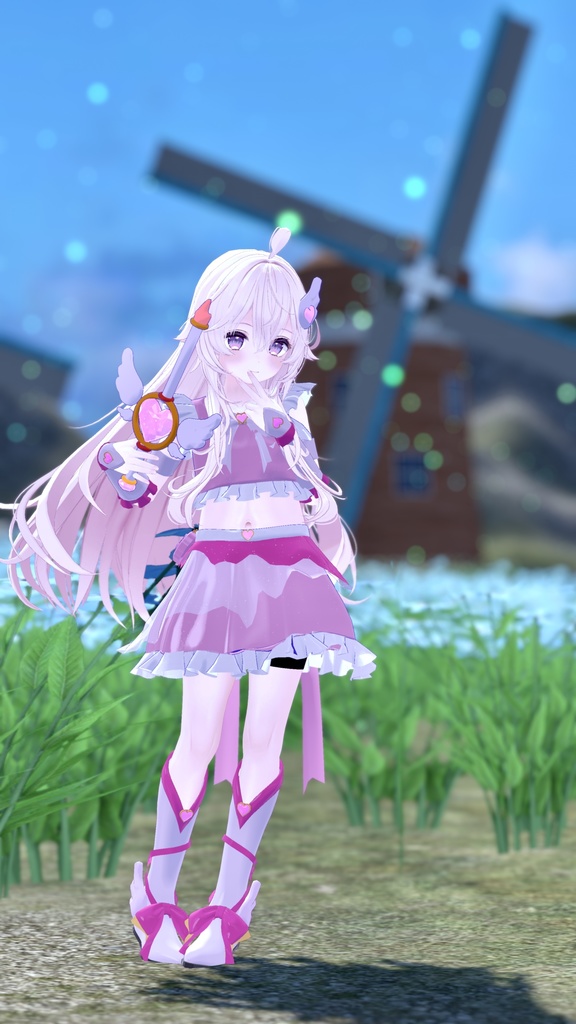 【アニメーション付き】 *:゜:魔法少女風衣装 lyrical fairy*:゜:*【6アバター対応】