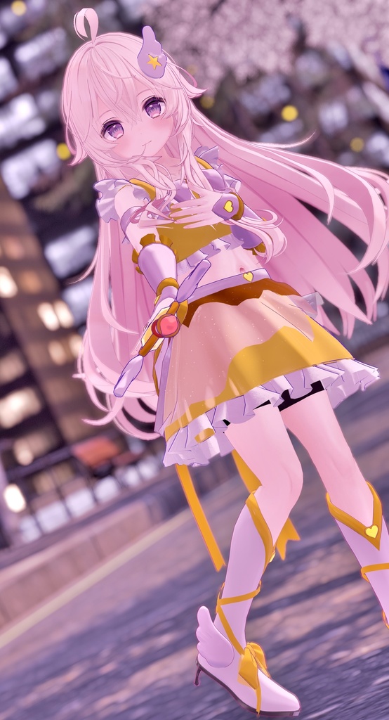 【アニメーション付き】 *:゜:魔法少女風衣装 lyrical fairy*:゜:*【6アバター対応】