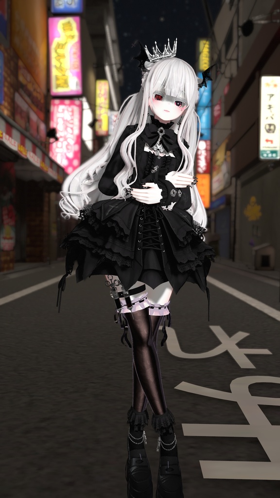 【VRChat】 *:゜:♰ frill socks ♰゜:*【4アバター対応】