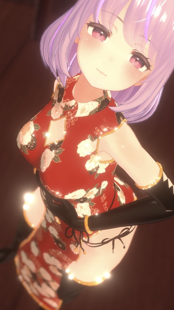 【VRChat】 *:゜:チャイナ風ドレス゜:*【4アバター対応】