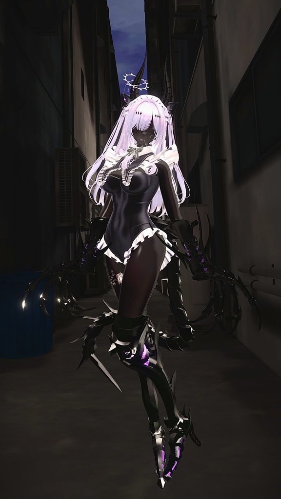 【VRChat】 *:゜ほぼ全アバター対応 機械のしっぽ:+1尾(おまけ)*【23アバターセットアップ済み全部入り】