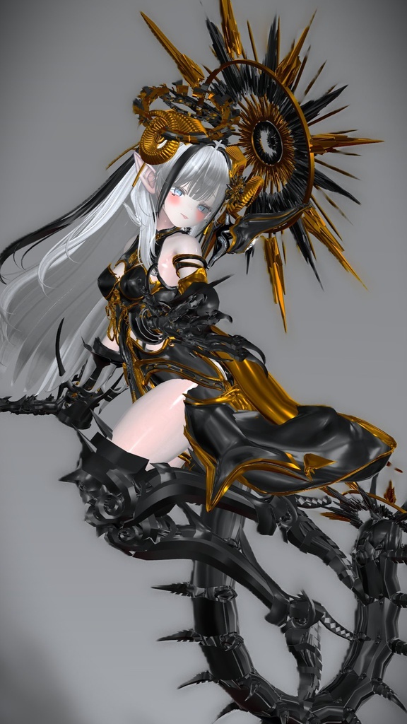 【VRChat】 *:゜ほぼ全アバター対応 機械のしっぽ:+1尾(おまけ)*【23アバターセットアップ済み全部入り】