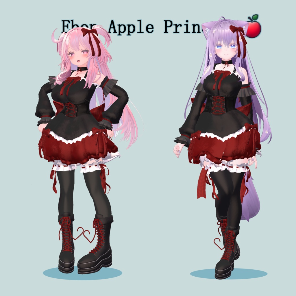 【VRChat】 *:Ebon Apple Princess:*【現在7アバター対応】