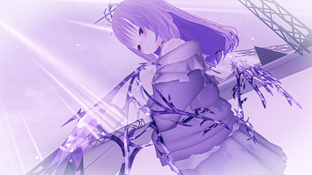 【全アバター対応 】 *:゜冥鴉幻舞 Sinister Plume *【VRChat】