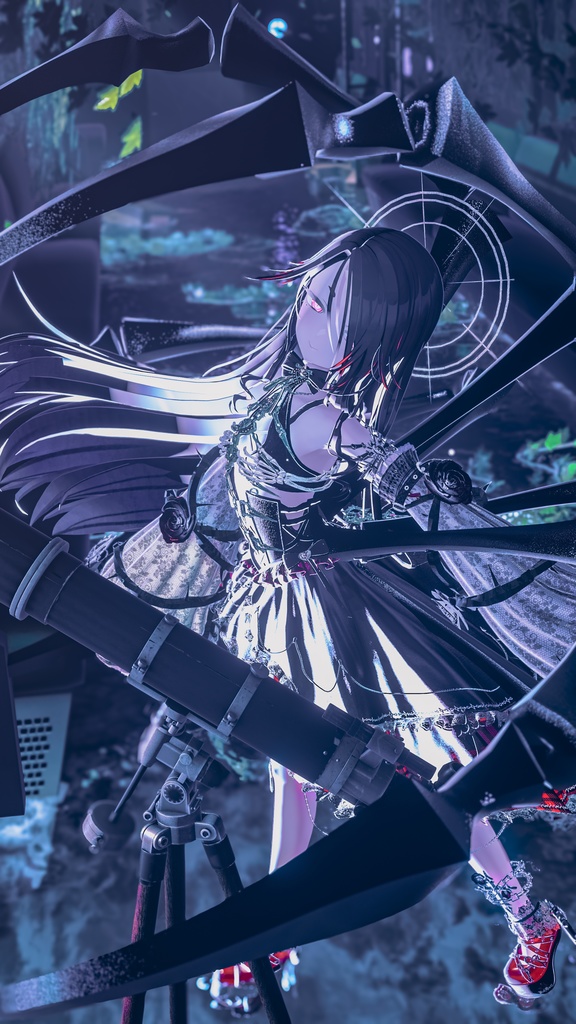 【全アバター対応 】 *:゜ 背棘鉤爪 Insect Claw *【VRChat】