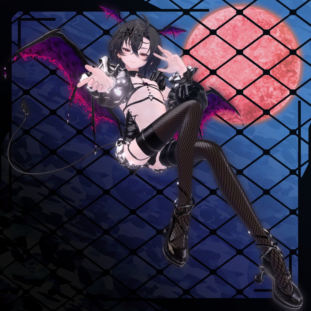 【VRChat】 *:゜幻艶夢欲 DarkDreamDesire*【11+αアバター対応】