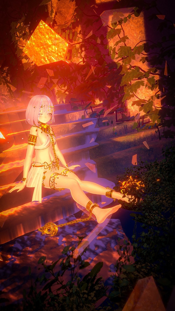 【VRChat】*:゜日輪神装/ Solar Eclipse Vestment *【13+αアバター対応】