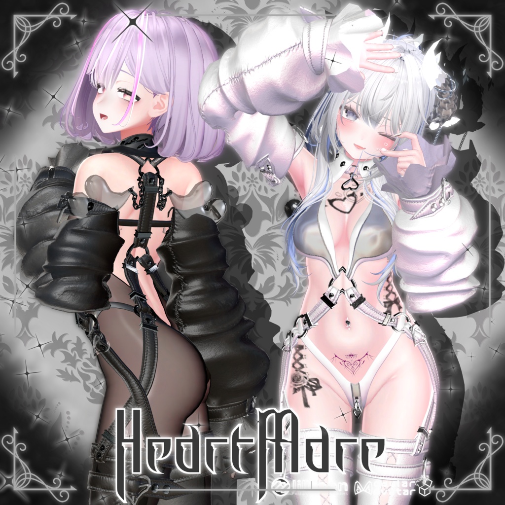 🖤販売開始大セール中！！！🖤【VRChat 】 *:゜♡Heartmare♡ *【9+αアバター対応】